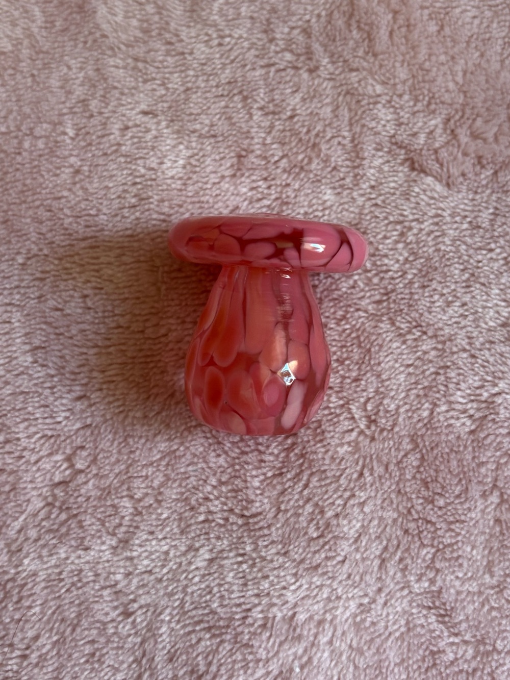 Mini Pink Mushroom Trinket